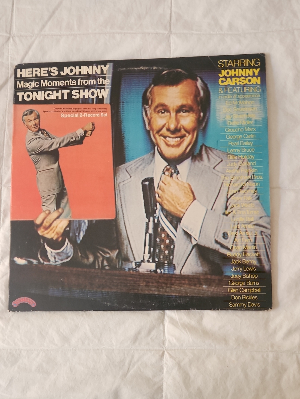 Here's Johnny Tonight Show Vinyl Album - Multicolor Cover